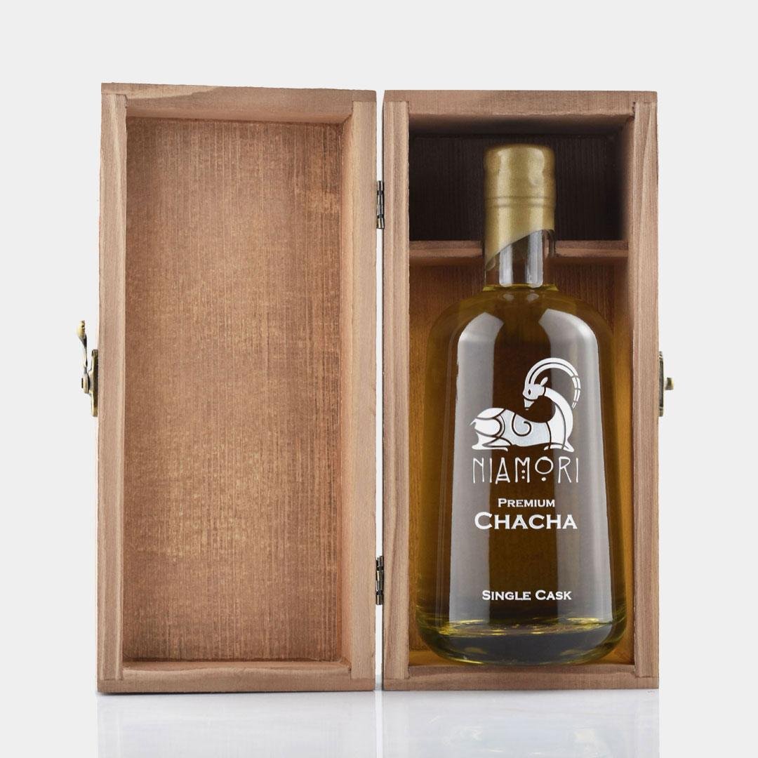 ჭაჭა | Single Cask | ხის ყუთით | 0.50 ლიტრი